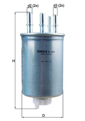 MAHLE KL1044 YAKIT FILTRESI LAND ROVER 306DT DISCOVERY L462 RANGE ROVER L494 L405