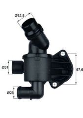 MAHLE TI34.87 TERMOSTAT KOMPLE 87C A4-A5-A6 2.0 TDI 2009--> CAGA CAHA
