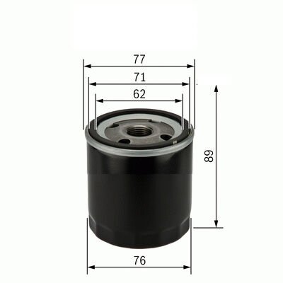SARDES SO956 YAĞ FİLTRESİ TOYOTA AURIS COROLLA 1.4L 1NDTV NDE120 NDE150 02-09 / YARIS 1.4L 1NDTV NLP90 06-09 / HI LUX 2.5L 2KDFTV KUN15 KUN25 KUN26 VIGO 05-15 / 2.4L 2GDFTV GUN125 REVO 15-> - kısa tip