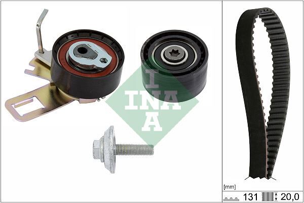 INA 530076010 EKSANTRİK GERGİ KİTİ OPEL ASTRA L 21> CORSA F 19> PEUGEOT P2008-P3008 II-P301- P308 II-P5008-P508-EX PERT-PARTNER CITROEN BERLINGO-C3 III-C4-C-ELYSEE-JUMPY III 1.5 TDCI-BlueHDI Euro6 / FOCUS IV 17> C
