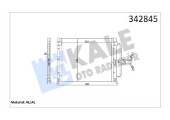 KALE 342845 KLİMA KONDENSERİ LAGUNA I-GRANDTOUR AL-AL