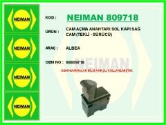 NEIMAN 809718 CAM AÇMA ANAHTARI ALBEA SOL KAPI SAĞ CAM TEKLİ - SÜRÜCÜ