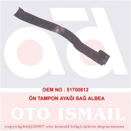 BIRLIK 0020 ÖN TAMPON AYAĞI SAĞ ALBEA - PALIO 210020