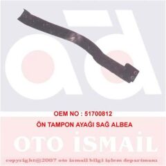 BIRLIK 0020 ÖN TAMPON AYAĞI SAĞ ALBEA - PALIO 210020