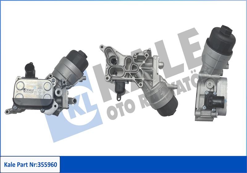 KALE 355960 YAĞ SOGUTUCUSU KOMPLE CORSA D-ASTRA H-J MERIVA B-AVEO-DOBLO-LINEA-GRANDE PUNTO 1.3 DTH-MTJ Z13DTH-DTJ A13DTC-DTE-DTR KALIN TİP