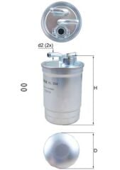 MAHLE KL554D YAKIT FİLTRESİ DİZEL AUDI A4-A4 AVANT 2.0L-A6- A6 AVANT 2.0L