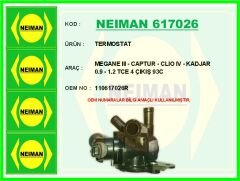 NEIMAN 617026 TERMOSTAT 95 RENAULT MEGANE IV 15> KADJAR 15> SCENIC IV 15> 1.2 TCE H5F