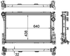 MOTOR SU RADYATORU MERCEDES W204 S204 C204 C218 W212 C207 R172