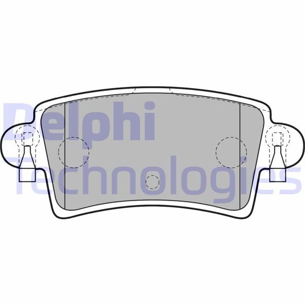 DELPHI LP1747 ARKA FREN BALATASI RENAULT MASTER II 01>06 OPEL MOVANO A 01>06
