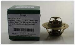 ELBA 860037 TERMOSTAT 88C PEUGEOT P106-P205-P306-P309-P405-P605-P104-P806-PARTNER-BOXER CITROEN BERLINGO-XSARA -SAXO-JUMPER-XANTIA-ZX-BX-AX-XM RENAULT R11-FLASH-R9-R19 DZL-LGN 93-01 -KNG-DUCATO