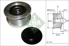 INA 535011010 ALTERNATÖR KASNAĞI RULMANLI ACCENT-GETZ-MATRIX 1.5 CRDI 02 > 6 KANAL 535011010