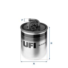 UFI 2441600 YAKIT FILTRESI MERCEDES OM668 OM611 W168 W414 W638 B901>B905