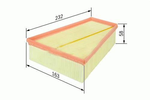 HAVA FİLTRESİ NISSAN X-TRAIL 2.0L QR20 M9R MR20DE T31 07-> / QASHQAI 1.6L HR16DE R9M Dci J10 06-> R ENAULT KOLEOS 08> 2.0dCi M9R