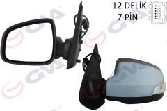 GVA 1014261 DIŞ DİKİZ AYNASI SOL SYMBOL-SANDERO 13> ELEKTRİKLİ ISITMALI SİNYALLİ ASTARLI KONVEKS 7 FİŞ VM-6129EHPL