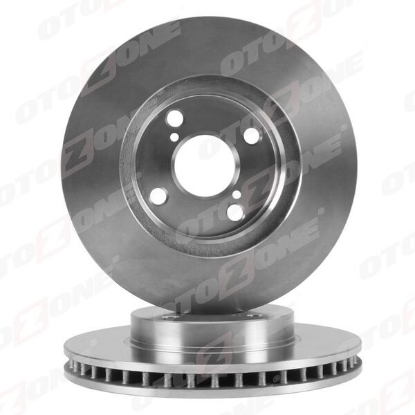 OTOZONE BD9034 ÖN FREN DİSKİ HAVA KANALLI TOYOTA COROLLA 1.4L 4ZZ-FE ZZE120 VVTi 02-06 / 1.6L 3ZZ-FE ZZE121 VVTi 02-06 255 çap X 4 bijon - Adet disk fiyatıdır