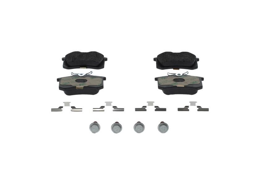 BOSCH 0986494596 FREN BALATASI 1007 207 307 308 405 A2 A3 A3 QUATTRO A4 A4 AVANT A4 AVANT QUATTRO A4