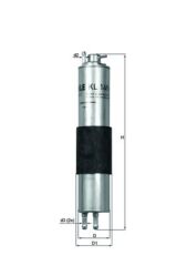 MAHLE KL149 YAKIT FILTRESI BMW N40 N42 N45 N46 M54 E46 E36