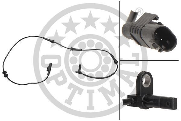 OPTIMAL 06-S688 ÖN ABS HIZ KAPTÖRÜ FIAT 500 07> 500C 20> FORD KA 08>16 0.9 1.0 Mild Hybrid 1.2 1.3D MTJ 1.4