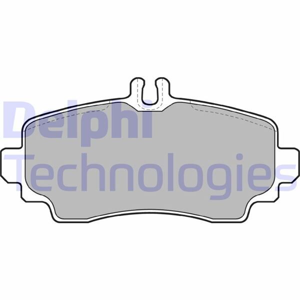 DELPHI LP1401 FREN BALATASI ON MERCEDES A-CLASS W168