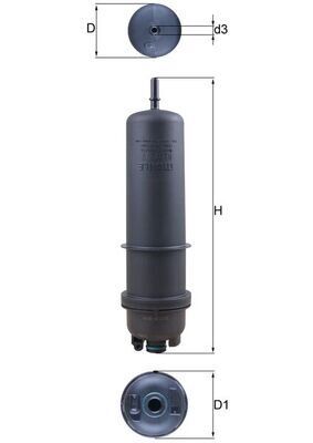 MAHLE KL872-7 YAKIT FILTRESI BMW B47 B57 G42 G20 G21 G28 G22 G23 G26 G30 G31 G32 G11 G12 G14 G15 G16 G01 G02 G05 G 06 G07