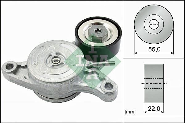 INA 534042010 ALTERNATÖR GERGİ RULMANI KÜTÜKLÜ TOYOTA AVENSIS 1.6L 1WW dizel WWT270 15-> / VERSO 1.6L 1WW WAR20 15-> / MINI ONE D-COOPER D 11-13