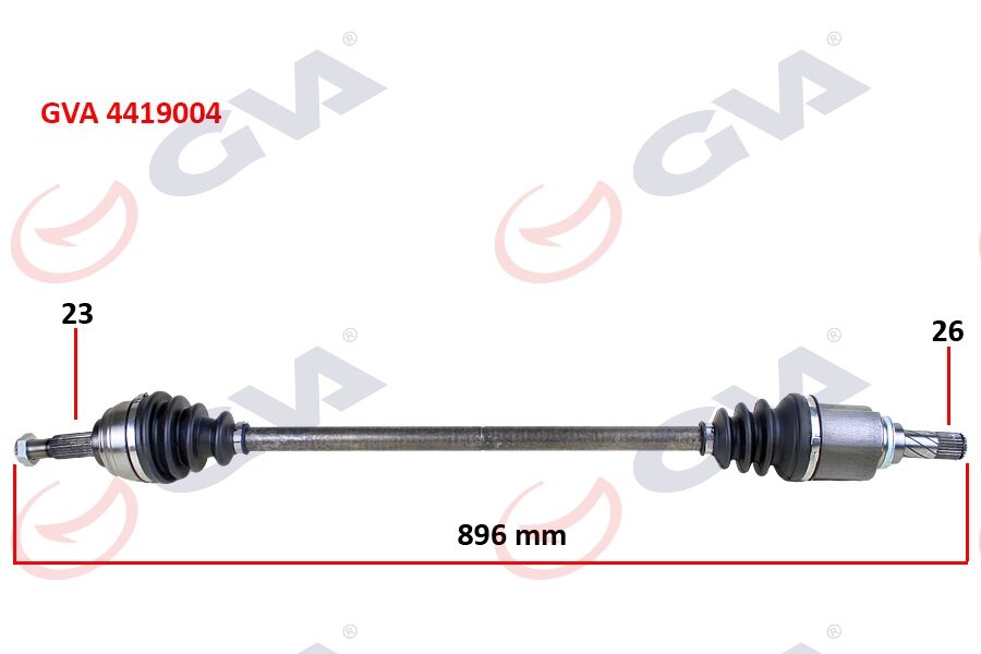 GVA 4419004 AKS ÖN KOMPLE SAĞ CLIO IV-SYMBOL 1.5DCI 12 > LOGAN II-SANDERO II-STEPWAY 1.5DCI 10 > STEPWAY II 1.6-16 16V