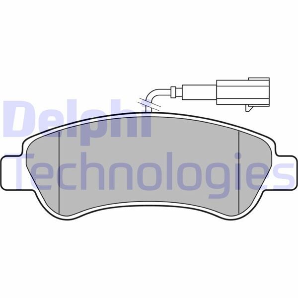 DELPHI LP3153 ARKA FREN BALATASI FİŞLİ BOXER-JUMPER-DUCATO 06>