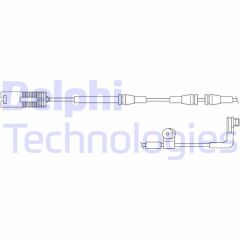DELPHI LZ0172 BALATA FISI ARKA BMW E65 E66