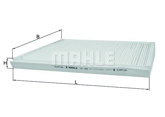 MAHLE LA129 POLEN FILTRESI MERCEDES W203 CL203 S203 C209 A209
