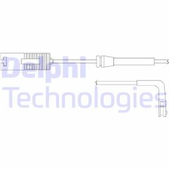 DELPHI LZ0137 BALATA FISI ARKA BMW E39 E52