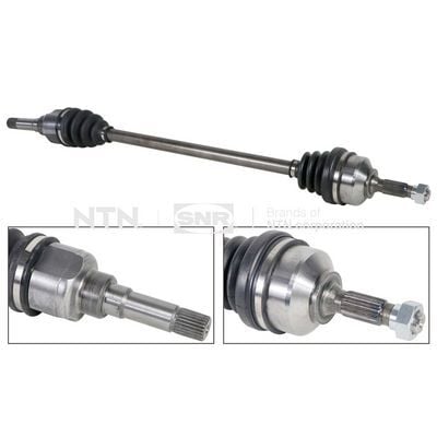SNR DK66028 KOMPLE AKS SAĞ PEUGEOT P1007 05> CITROEN C2 03>09 C3 02>09 1.4 HDI MEKANİK 68 ŞZM 21x22x852
