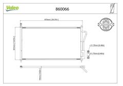 VALEO 860066 KLIMA RADYATORU FOCUS I 1.4 16V 1.8TDCI 1.6 ZETEC S 16V 98>04
