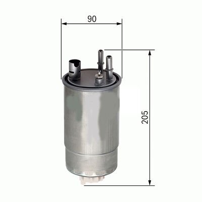 YAKIT FİLTRESİ DOBLO 1.9JTD 01- - FIORINO 1.3D MTJ 08- - GRANDE PUNTO 1.3D MTJ 05- - PUNTO EV