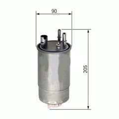 YAKIT FİLTRESİ DOBLO 1.9JTD 01- - FIORINO 1.3D MTJ 08- - GRANDE PUNTO 1.3D MTJ 05- - PUNTO EV