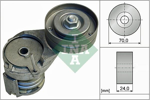 INA 534013830 ALTERNATÖR GERGİ RULMANI KÜTÜKLÜ GOLF4-BORA-POLO-CORDOBA-FABIA-A3 1.4-1.6 16V AHW-BCB