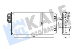 KALE 356225 KALORİFER CITROEN XM-PEUGEOT 605 KALORİFER BORUSUZ AL/MKNK 42 MM