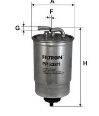FILTRON PP 838/1 FORD Escort VI, Escort VII, Fiesta Courier I, Fiesta III / Fiesta III, Fiesta IV / Fiesta Mk IV + V, Mondeo I (BNP/GBP), Mondeo II (BAP/BFP/BNP), Orion YAKIT FİLTRESİ