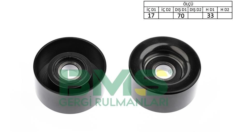 BMS 410 ALTERNATÖR KAYIŞI GERGİ RULMANI HONDA ACCORD 2.2L N22A1 dizel CN1 kasa 05-> / CR-V 2.2L N22A2 N22B 3 RE6 kasa 07-12