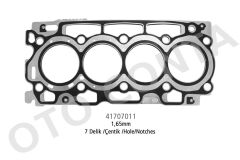 OTOCONTA 41707011 SİLİNDİR KAPAK CONTASI SKC MLS 7 DELİK PEUGEOT PARTNER - CİTROEN BERLİNGO 1.6 16 V HDI 1.65MM