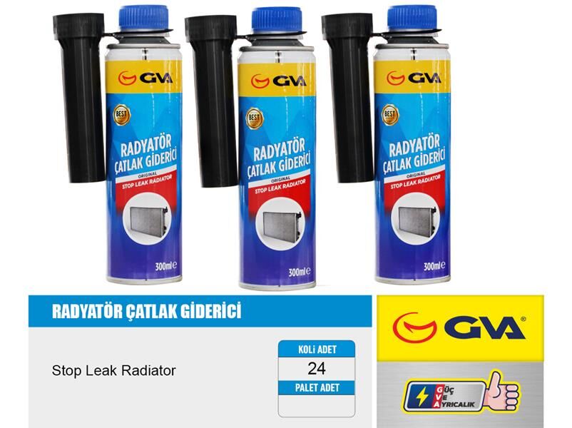 GVA 9910185 RADYATÖR ÇATLAK İLACI 300ml. SIVI STOP LEAK