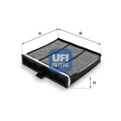 UFI 5423700 POLEN FİLTRESİ SCENIC II 03> KARBONLU