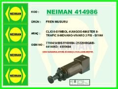 NEIMAN 414986 FREN MUSURU CLIO II-SYMBOL-KANGOO-MASTER II-TRAFIC II-MOVANO-VIVARO 2 FIS - SIYAH