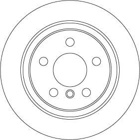 TRW DF6756 FREN DISKI ARKA BMW F40 F44 F45 F46 F48 F39 F70 F74 U06 U11 U10 . MINI F54 F55 F56 F57 F60 F65 F66 F 67