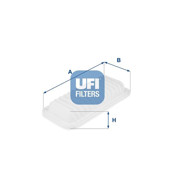 UFI 3017500 HAVA FİLTRESİ TOYOTA YARIS 1.3L 2SZ-FE SCP12 99-05 1.0L 1SZ-FE SCP10 99-05 1.0L 1KR-FE KSP90 06-11 / DAIHATSU SIRION 1.0L 1KR-FE M300 05-> / P107 05> C1 05> 1.0L
