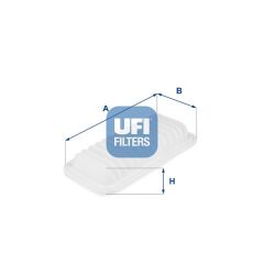 UFI 3017500 HAVA FİLTRESİ TOYOTA YARIS 1.3L 2SZ-FE SCP12 99-05 1.0L 1SZ-FE SCP10 99-05 1.0L 1KR-FE KSP90 06-11 / DAIHATSU SIRION 1.0L 1KR-FE M300 05-> / P107 05> C1 05> 1.0L