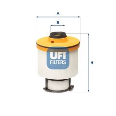 UFI 2613900 YAKIT FİLTRESİ TOYOTA HILUX REVO 2.4L 2GDFTV GUN125 15->