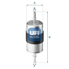UFI 3194400 YAKIT FYLTRESY POLESTAR-VOLVO POLESTAR 1 S60 III 20> S90 II 20> V60 II 20> V90 20> XC60 II 20> XC90 II 20> B4 Mild-Hybrid T4-T5-T6-T8