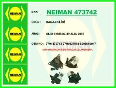 NEIMAN 473742 BAGAJ KİLİDİ RENAULT CLIO SYMBOL 01>08 SYMBOL 08> CLIO II 98>05 MOTORSUZ