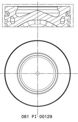 MAHLE 081PI00129000 PISTON SEGMAN 78.00mm BMW N47 D16 F20 MINI R55 R56 R57 R60 R61