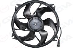GVA 7550000 FAN MOTORU PERVANE CITROEN C4 I-II-DS4 PEUGEOT P307-P307 CC-P307 SW 200W-385mm
